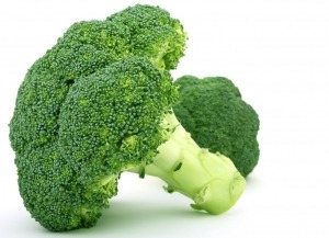 Broccoli gerecht voor op boot 